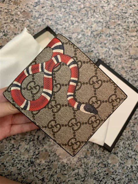 real gucci snake wallet|authentic Gucci snake wallet.